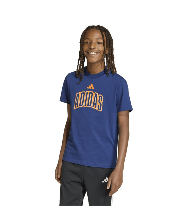T-shirt Enfant adidas Std Gfx bleu foncé/Napu
