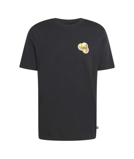 Camiseta preta Homem adidas Gum