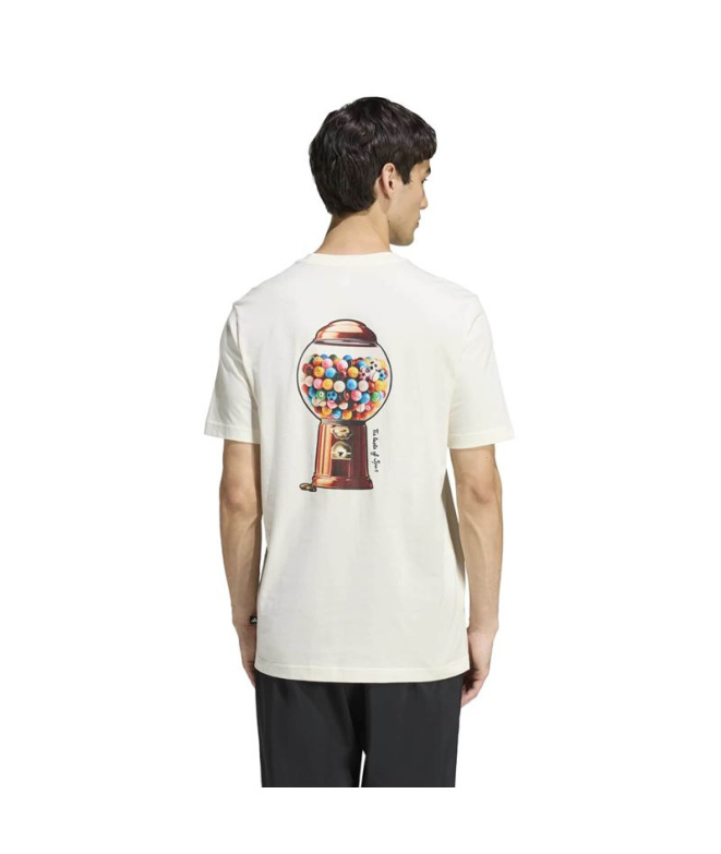 T-shirt blanc adidas Gum Homme