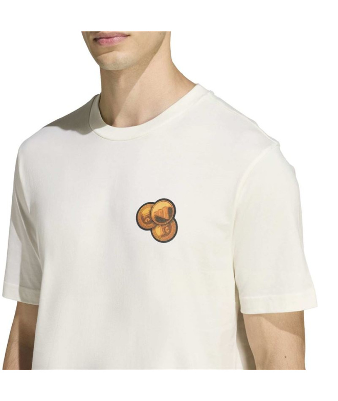 T-shirt blanc adidas Gum Homme