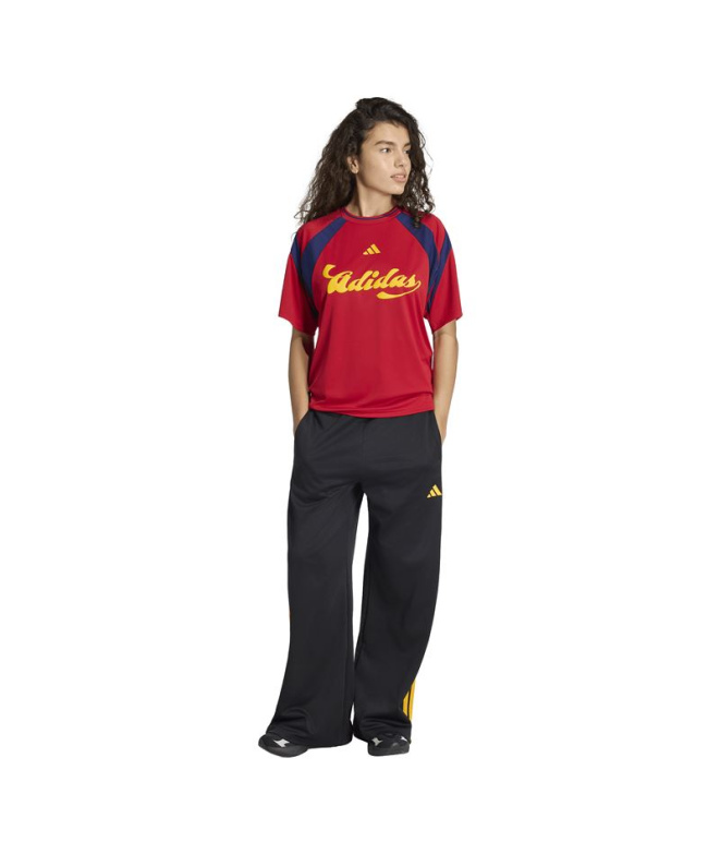 Calça Mulher adidas Her, preta/Tepore/Doruni