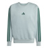 Sudadera Adidas Essentials 3 Bandas Fleece Hombre Salvia maravilla/Verde