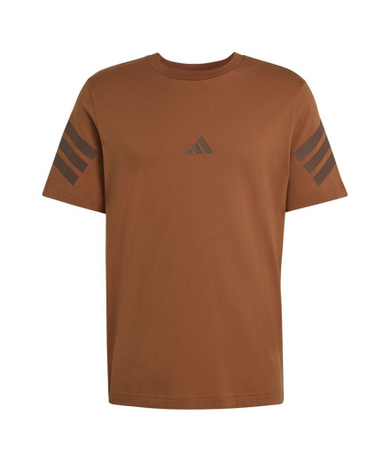 Camiseta adidas Future Icons 3 Bandas Hombre Bronce
