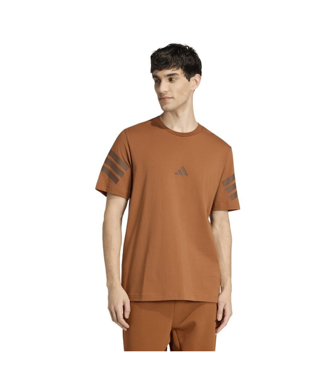T-shirt Homme adidas Future Icons 3 bandes bronze