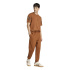 Camiseta Homem adidas Future Icons 3-Stripes na cor bronze