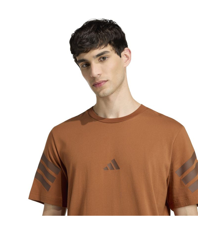 T-shirt Homme adidas Future Icons 3 bandes bronze