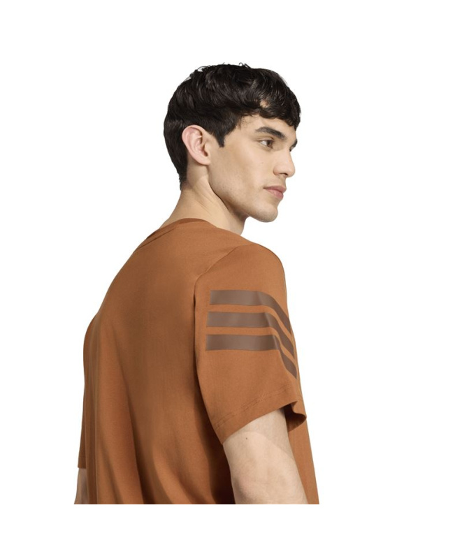 T-shirt Homme adidas Future Icons 3 bandes bronze