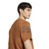 Camiseta Homem adidas Future Icons 3-Stripes na cor bronze
