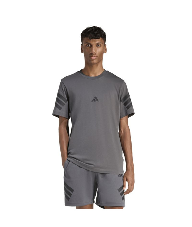 T-shirt Homme adidas Future Icons à 3 bandes gris