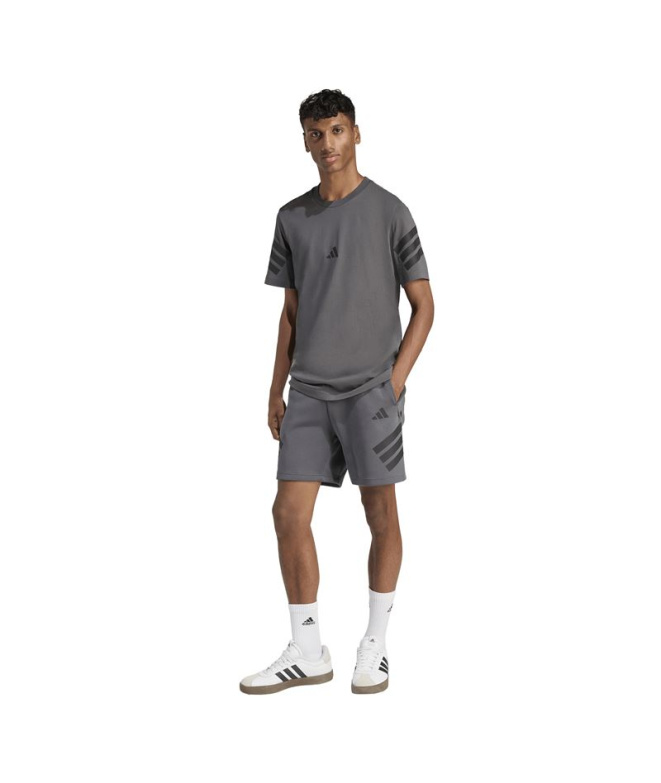 T-shirt Homme adidas Future Icons à 3 bandes gris
