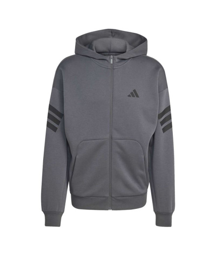Casaco adidas Fi 3 Stripes Fz Homem Cinza