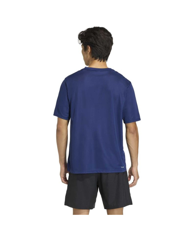 Camiseta de Fitness adidas We Bas Hombre Azul...