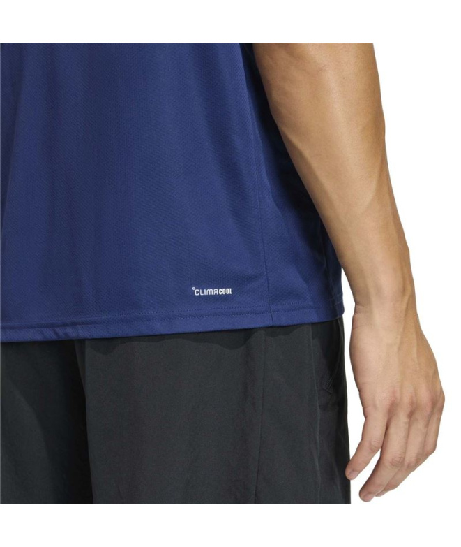 Camiseta de Fitness adidas We Bas Hombre Azul...