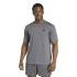 Camiseta Homem adidas Workout Essentials Feelready para Fitness cinza.