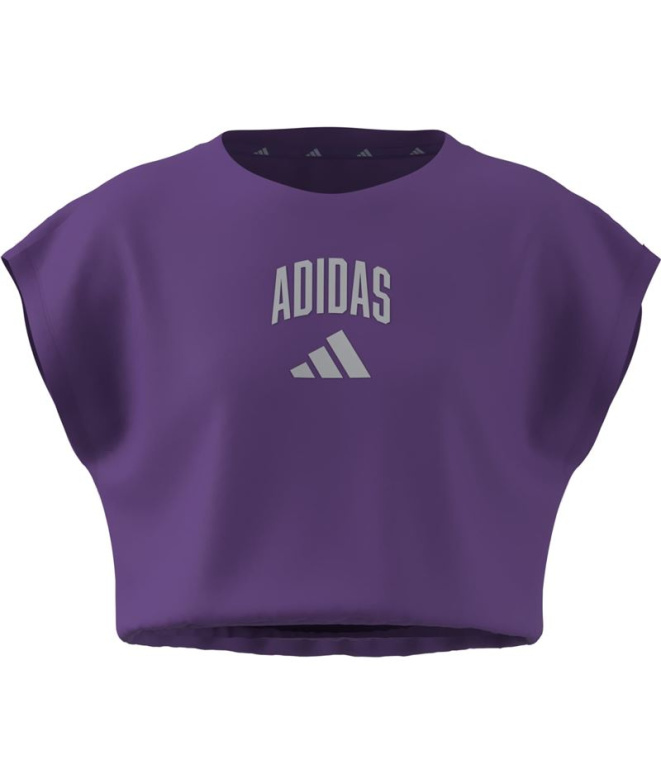 Camiseta adidas Jg Clgt Menina Puract/Cicr