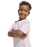 T-shirt Enfant adidas à grand logo rose/blanc