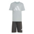 Conjunto Infantil adidas Lk Big Logo T- Set 160 Sama/Branco