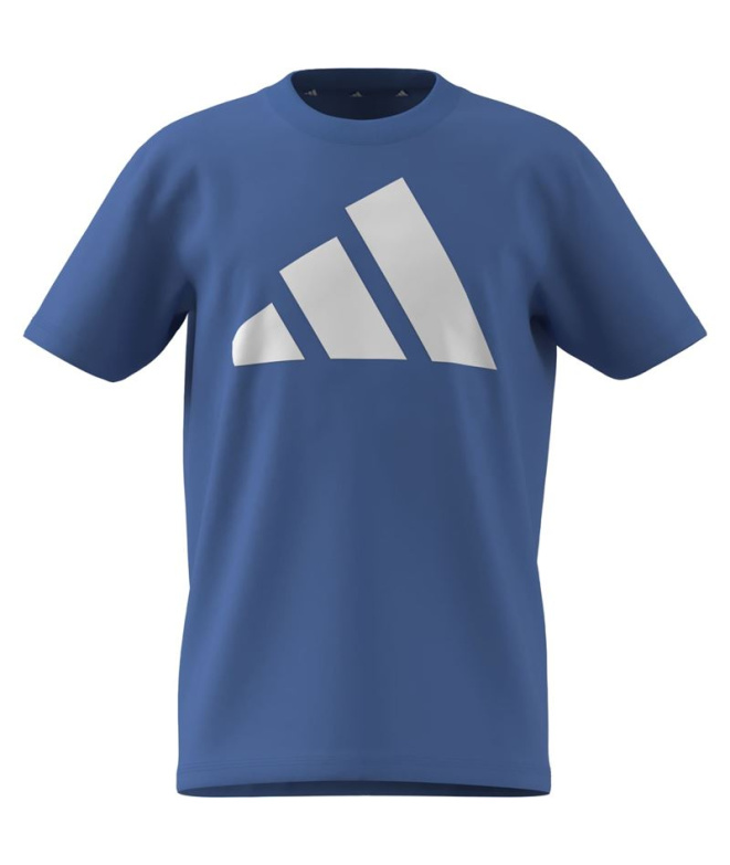Camiseta adidas com logo grande, tamanho 160...