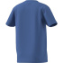 Camiseta adidas Big Logo 160 Infantil Azul/Blanco