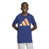 Camiseta adidas Big Logo 160 Infantil Azul Oscuro/Mase/Mapu/Napu