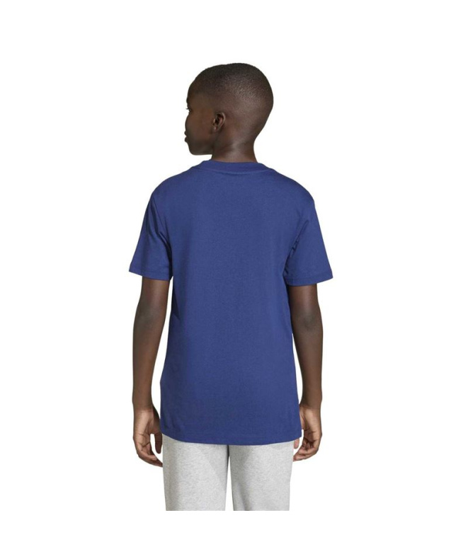 Camiseta Infantil adidas Big Logo 160 azul...