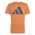 Camiseta adidas Big Logo 160 Infantil Naos/Azul/Azul Oscuro/Azul