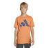 T-shirt adidas à grand logo 160 Enfant Naos/Bleu/Bleu foncé/Bleu