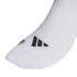Chaussettes Running adidas Runxrflctv blanches/argentées réfléchissantes/noires
