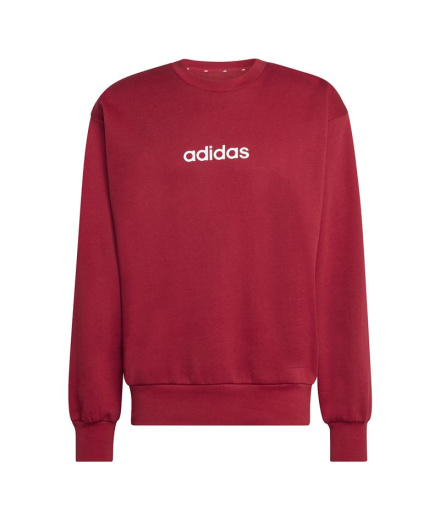 Sudadera Adidas Essentials Linear Hombre Rojo/Blanco
