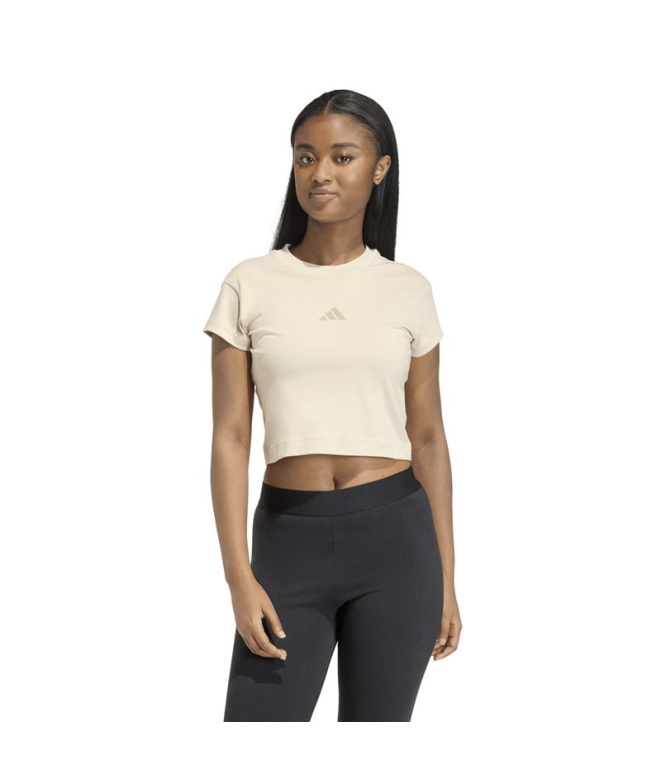 Camiseta Mulher adidas Fi SL Bb em lycra