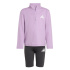 Conjunto Fitness adidas Set Infantil Roxo/Lavanda/Branco