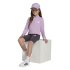 Conjunto Fitness adidas Set Infantil Roxo/Lavanda/Branco
