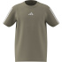 Camiseta adidas 3 Bandas 160 Infantil Cama/Blanco