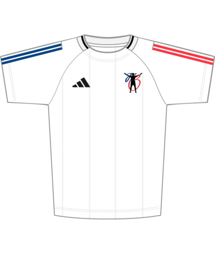 Camiseta Futebol branca Infantil adidas Jb Hot