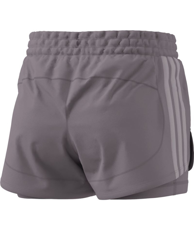 Calça Fitness Mulher adidas Pacer 2 em 1 cor...