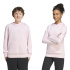 Sudadera adidas Linear Fl Hd Infantil Rosa/Blanco