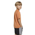 Camiseta Infantil adidas Lk Linear 160, cor branca.