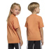 Camiseta Infantil adidas Lk Linear 160, cor branca.