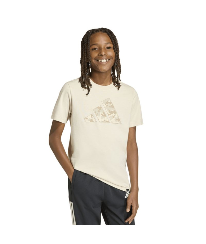 T-shirt adidas Camo Enfant en lin et cristaux