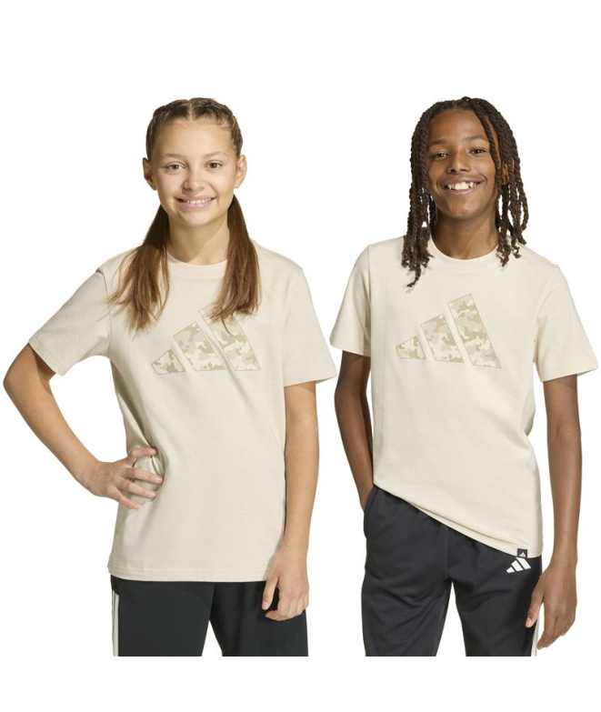 T-shirt adidas Camo Enfant en lin et cristaux