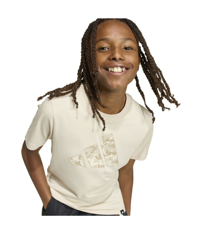 T-shirt adidas Camo Enfant en lin et cristaux