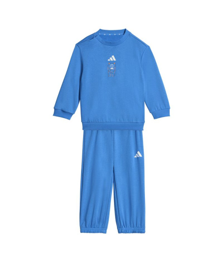 Conjunto adidas Trnstr Set Infantil Azul/Blanco