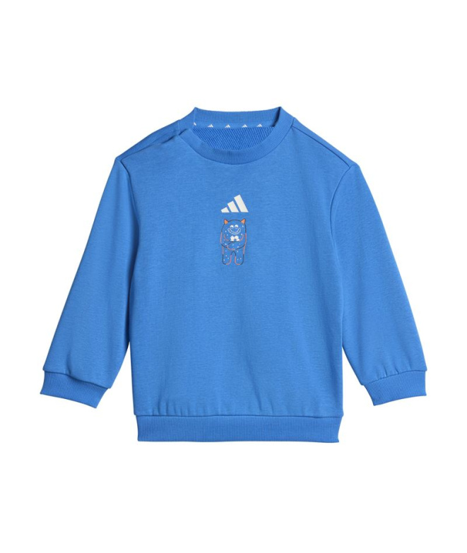 Set Ensemble Trnstr Enfant bleu adidas blanc