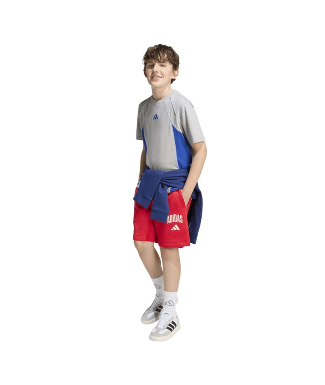 T-shirt Enfant adidas CB Brgrin/Bleu/Bleu