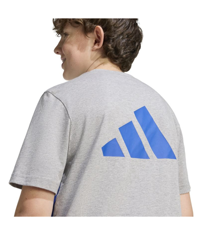 Camiseta Infantil adidas CB Brgrin/Azul/Azul