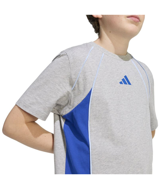 T-shirt Enfant adidas CB Brgrin/Bleu/Bleu