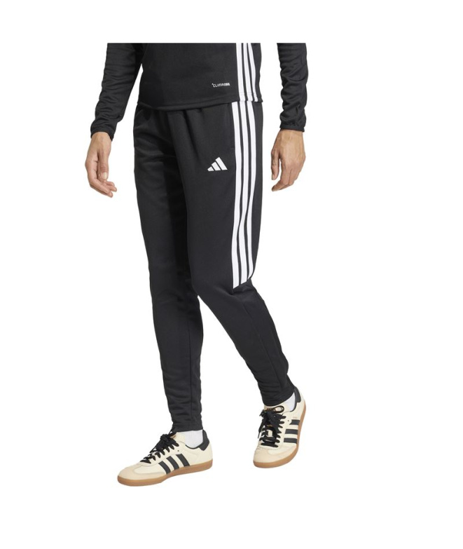 Calça Futebol Mulher adidas Tiro, preta/branca