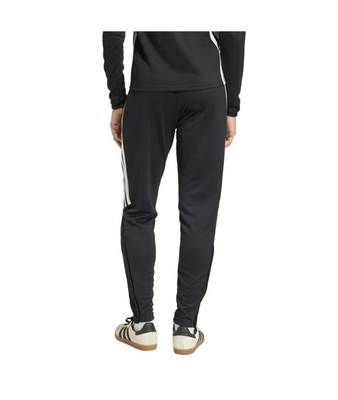 Calça Futebol Mulher adidas Tiro, preta/branca