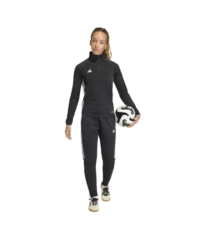 Pantalons Football adidas Tiro Femme noir et blanc