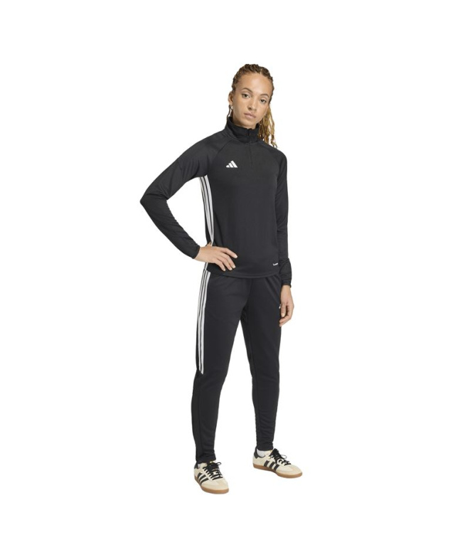 Pantalons Football adidas Tiro Femme noir et blanc